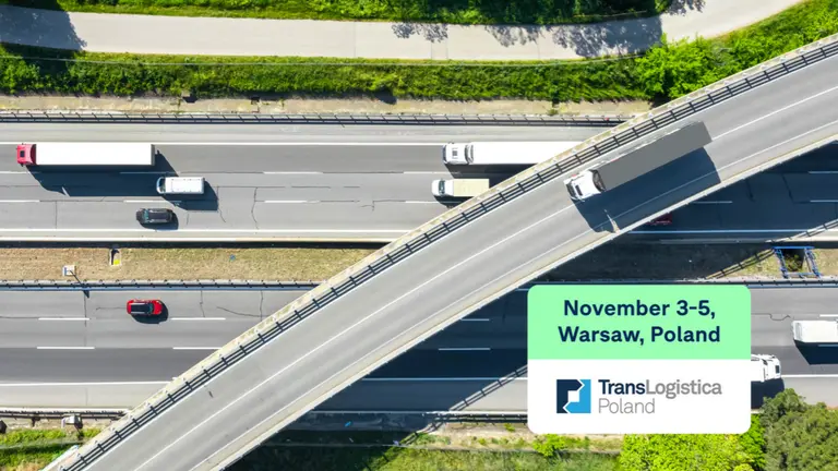 Cars and trucks driving on a highway