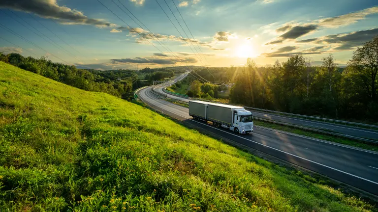 Truck on a Highway
